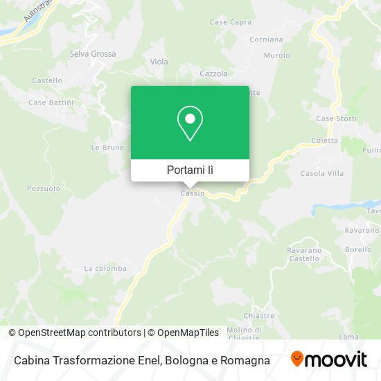 Mappa Cabina Trasformazione Enel