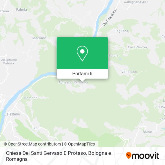 Mappa Chiesa Dei Santi Gervaso E Protaso