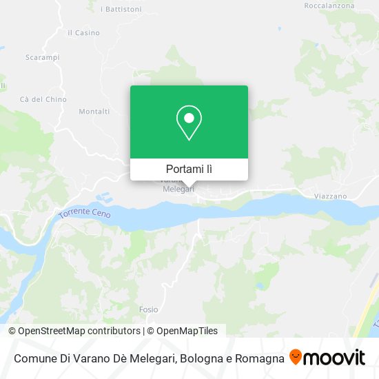 Mappa Comune Di Varano Dè Melegari