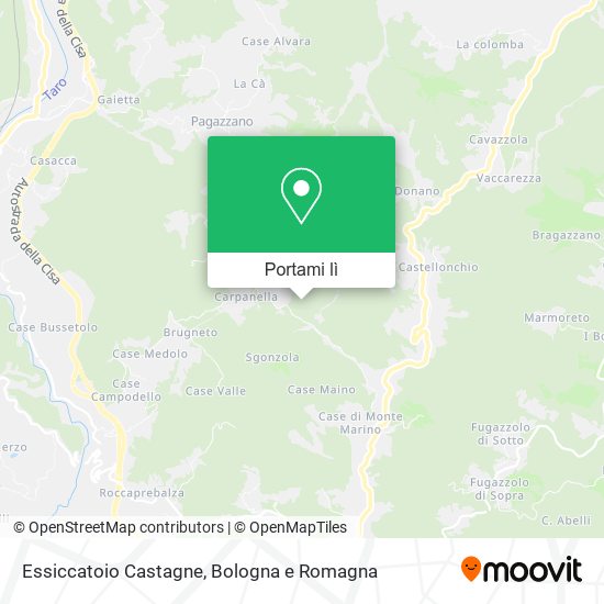 Mappa Essiccatoio Castagne