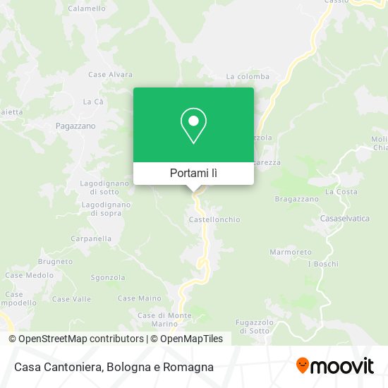 Mappa Casa Cantoniera