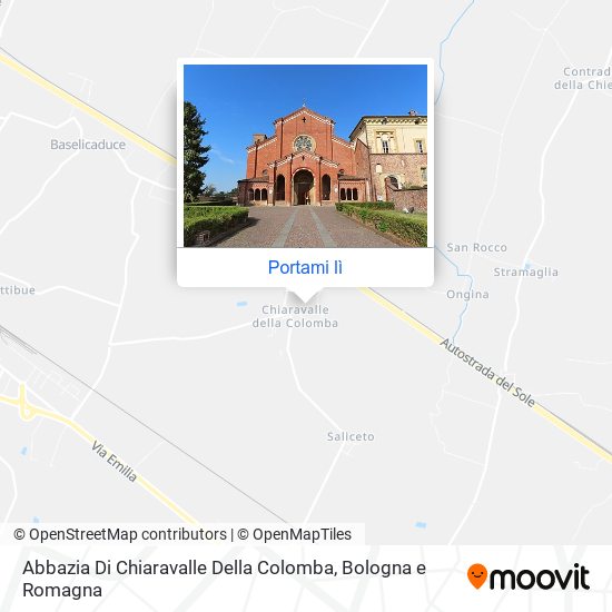 Mappa Abbazia Di Chiaravalle Della Colomba