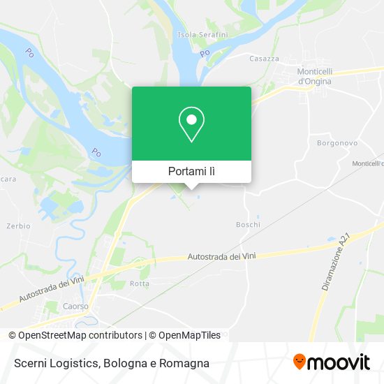 Mappa Scerni Logistics