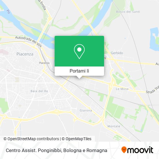 Mappa Centro Assist. Ponginibbi