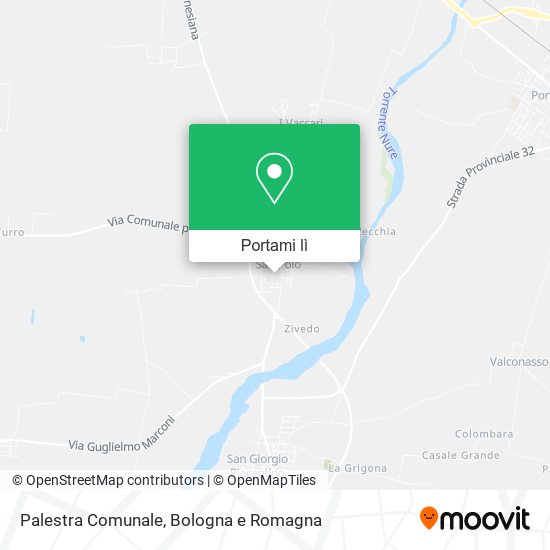 Mappa Palestra Comunale