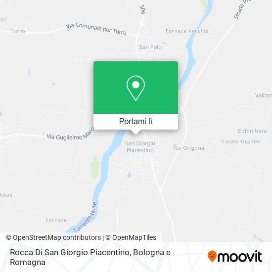 Mappa Rocca Di San Giorgio Piacentino