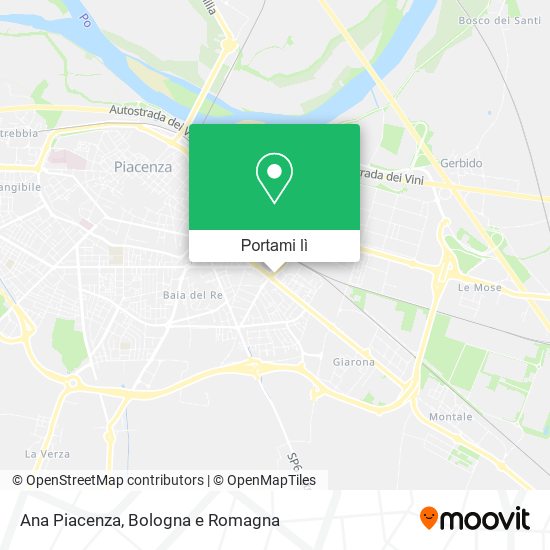 Mappa Ana Piacenza