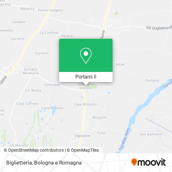 Mappa Biglietteria