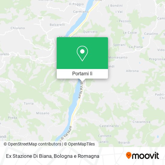 Mappa Ex Stazione Di Biana