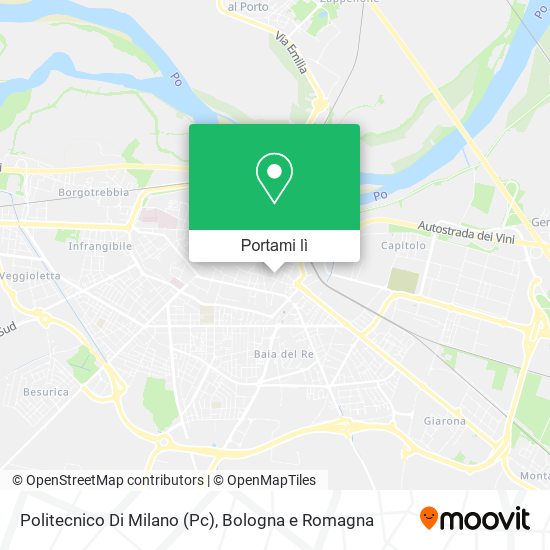 Mappa Politecnico Di Milano (Pc)