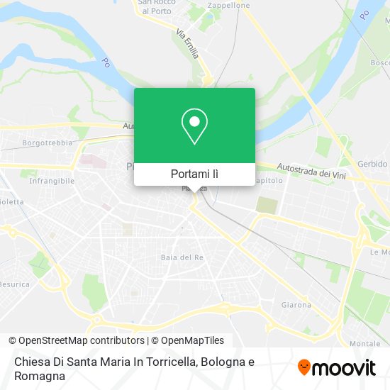 Mappa Chiesa Di Santa Maria In Torricella
