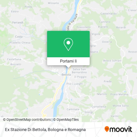 Mappa Ex Stazione Di Bettola