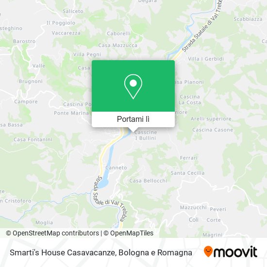 Mappa Smarti's House Casavacanze