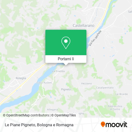 Mappa Le Piane Pigneto