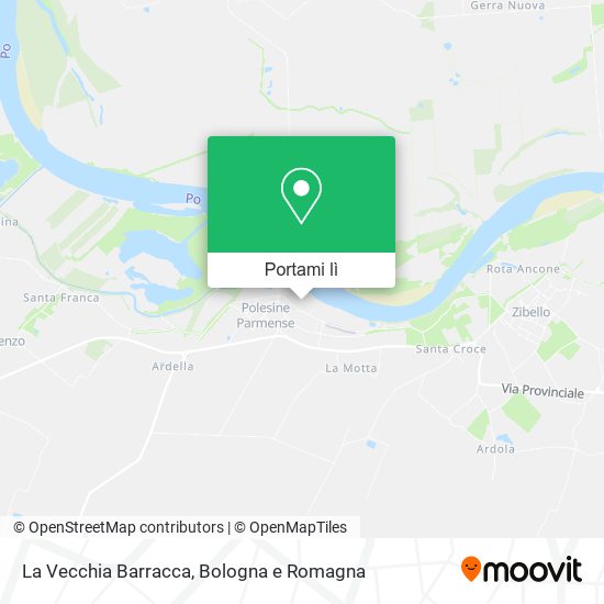 Mappa La Vecchia Barracca