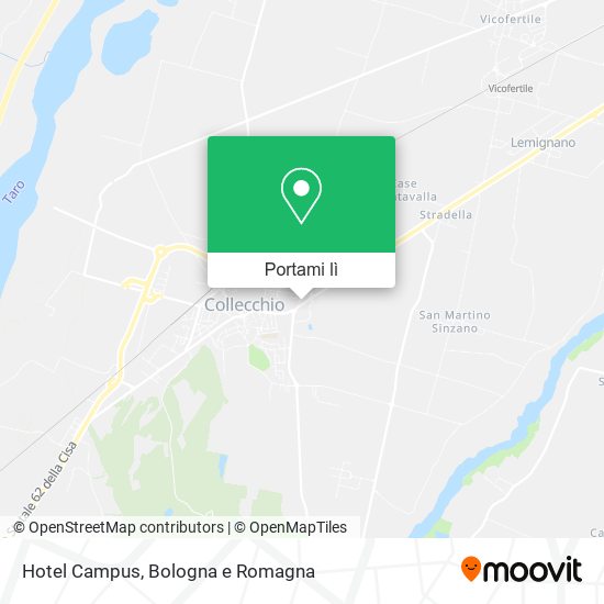 Mappa Hotel Campus