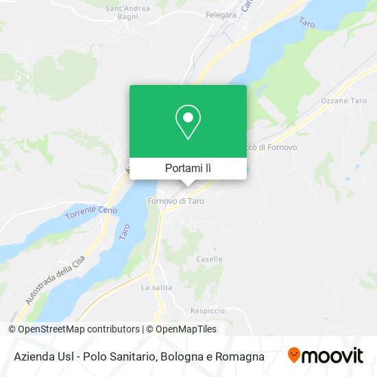 Mappa Azienda Usl - Polo Sanitario