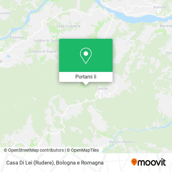 Mappa Casa Di Lei (Rudere)