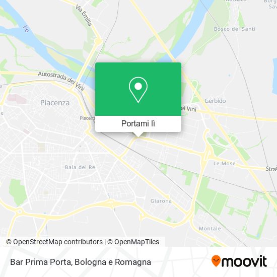 Mappa Bar Prima Porta