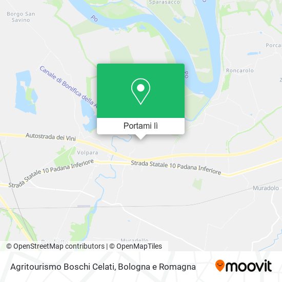 Mappa Agritourismo Boschi Celati