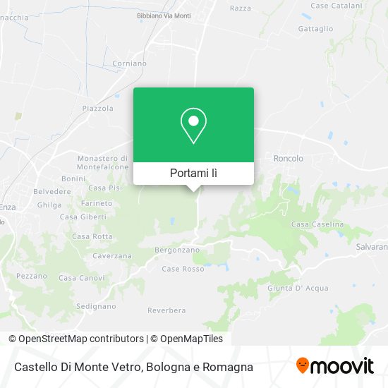 Mappa Castello Di Monte Vetro