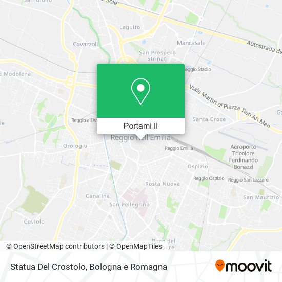 Mappa Statua Del Crostolo