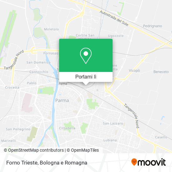 Mappa Forno Trieste
