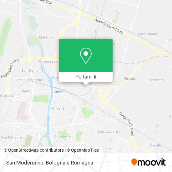 Mappa San Moderanno