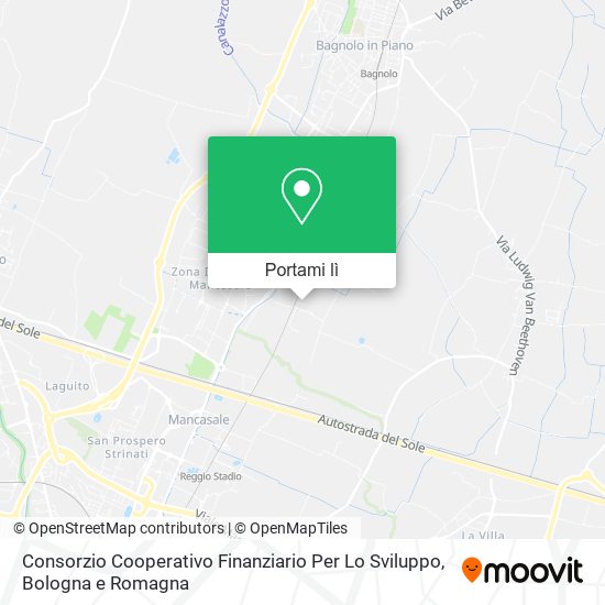 Mappa Consorzio Cooperativo Finanziario Per Lo Sviluppo