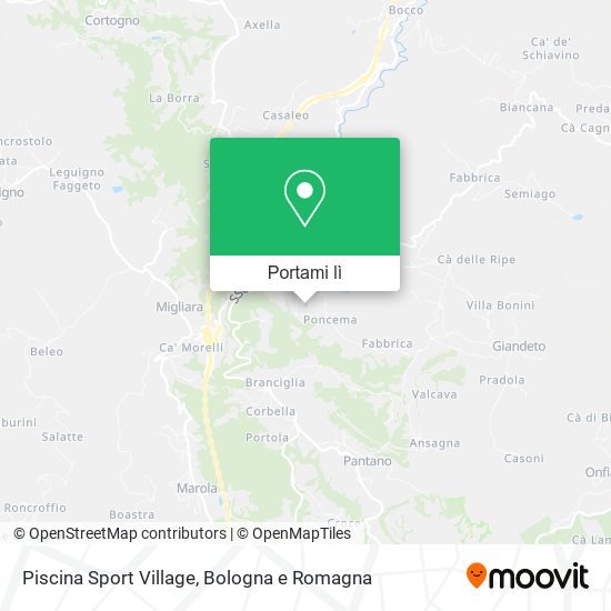 Mappa Piscina Sport Village