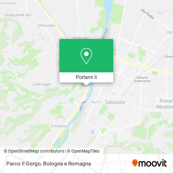 Mappa Parco Il Gorgo