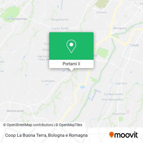 Mappa Coop La Buona Terra