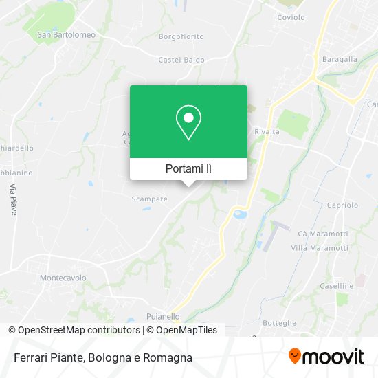 Mappa Ferrari Piante