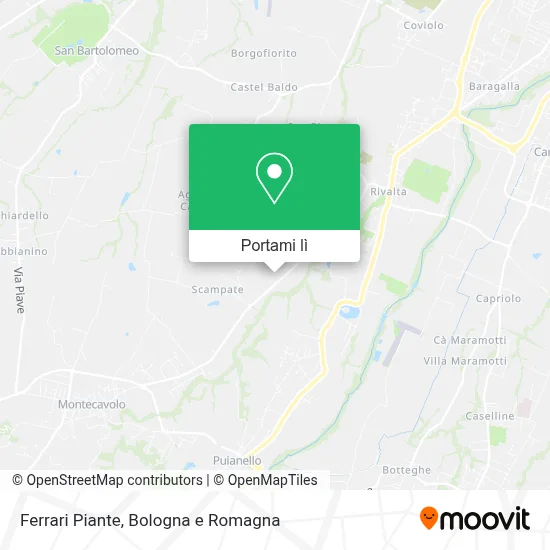 Mappa Ferrari Piante