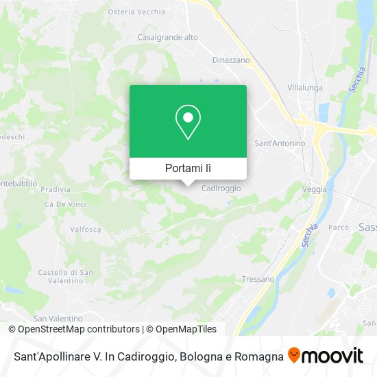 Mappa Sant'Apollinare V. In Cadiroggio