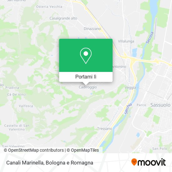 Mappa Canali Marinella