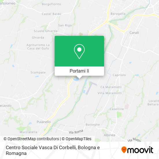 Mappa Centro Sociale Vasca Di Corbelli