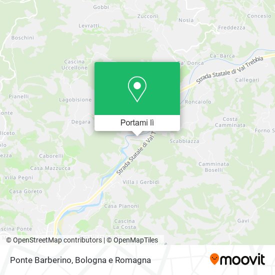Mappa Ponte Barberino