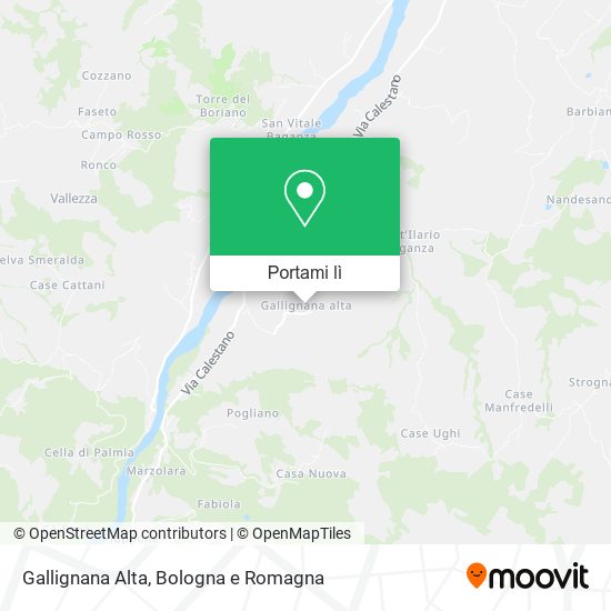 Mappa Gallignana Alta