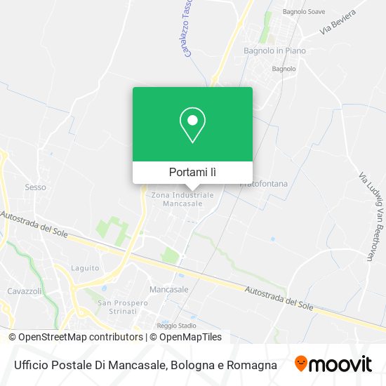 Mappa Ufficio Postale Di Mancasale