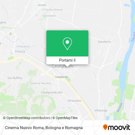 Mappa Cinema Nuovo Roma