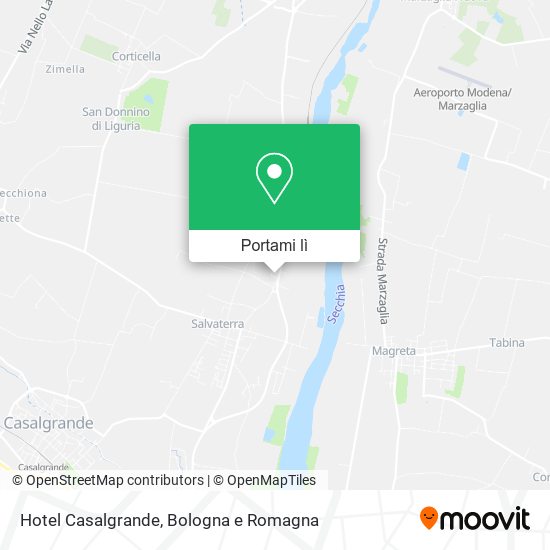 Mappa Hotel Casalgrande