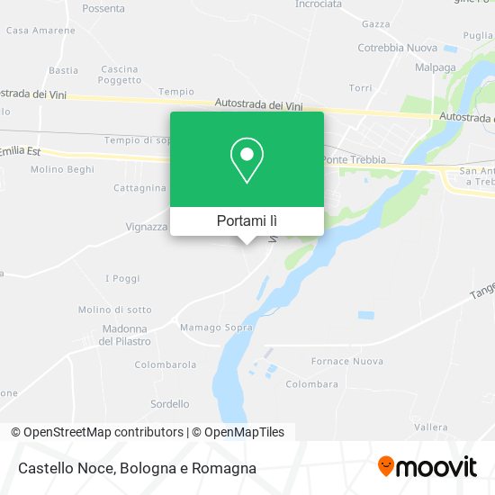 Mappa Castello Noce