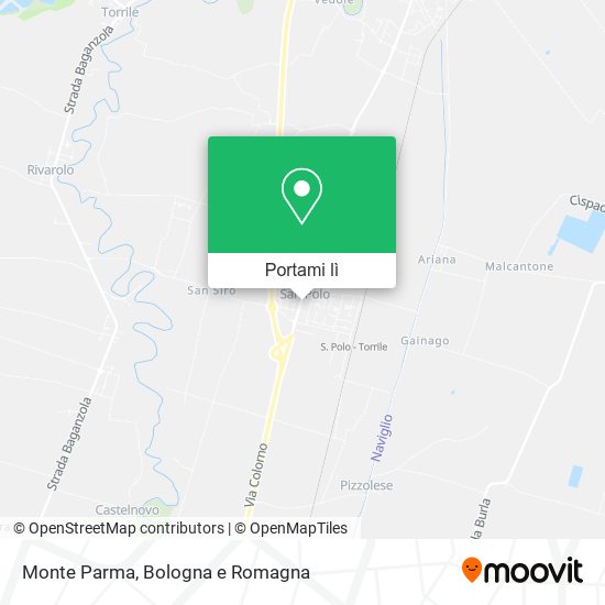 Mappa Monte Parma