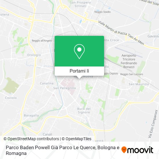 Mappa Parco Baden Powell Già Parco Le Querce