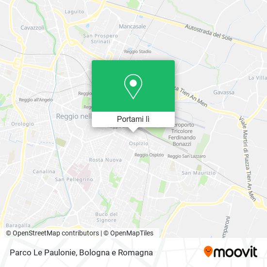 Mappa Parco Le Paulonie