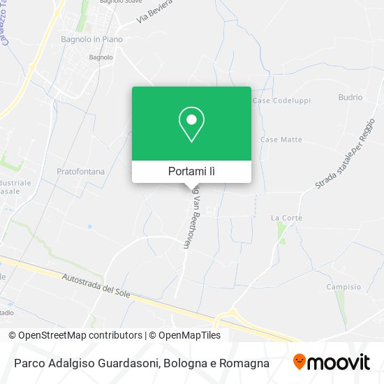 Mappa Parco Adalgiso Guardasoni