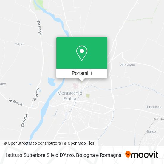 Mappa Istituto Superiore Silvio D'Arzo