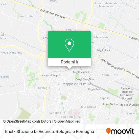 Mappa Enel - Stazione Di Ricarica