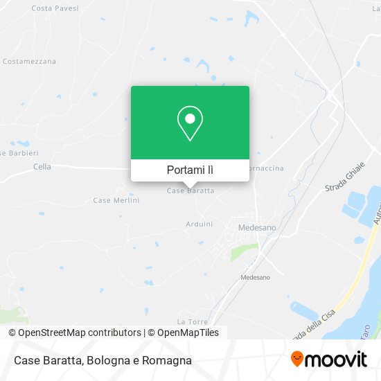 Mappa Case Baratta
